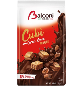 Balconi Cubi Wafers Chocolate Chocolate Candy