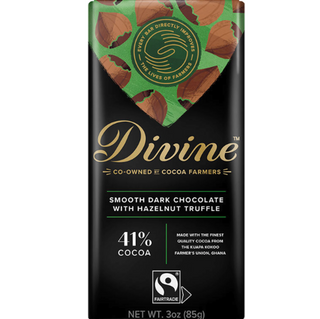 Divine Dark Chocolate with Hazlenut Truffle Chocolate Candy