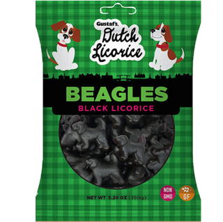 Gustaf's Licorice Beagles Chocolate Candy