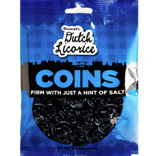 Gustaf's Licorice Coins Chocolate Candy