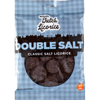Gustaf's Licorice Double Salt Chocolate Candy