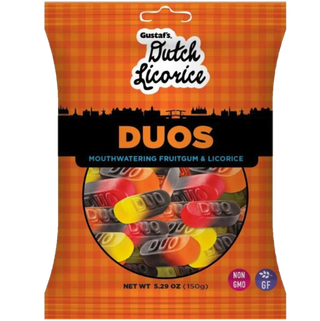 Gustaf's Licorice Fruitgum Duos Chocolate Candy