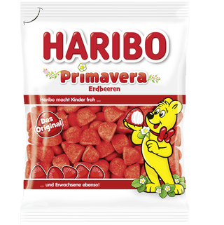 Haribo Primavera Strawberries 100g Gummy & Chewy Candy