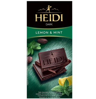 Heidi Dark Mint & Lemon 80g Chocolate Candy