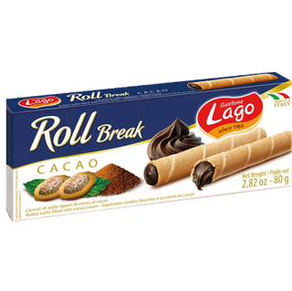 Lago Roll Chocolate Filled Wafer Chocolate Candy