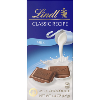Lindt Classic Receipe Milk Chocolate Chocolate