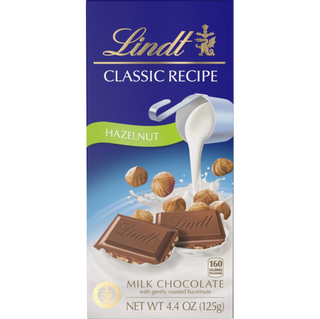 Lindt Classic Receipe Milk Hazelnut Chocolate Chocolate