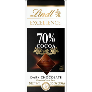 Lindt Excellence 70% Cocoa Dark Chocolate Chocolate
