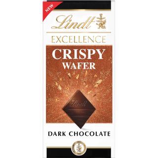 Lindt Excellence Crispy Wafer Dark Chocolate Chocolate