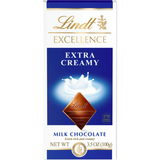 Lindt Excellence Extra Creamy Milk Chocolate Chocolate