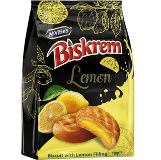 McVitie's Biskrem Lemon Biscuits Chocolate Candy