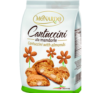 Monardo Cantuccini with Almonds Chocolate Candy