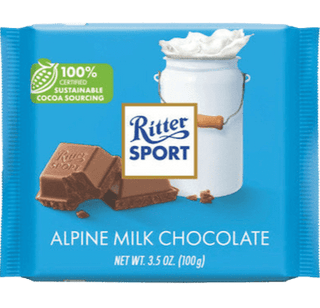 Ritter Sport Alpine Milk Chocolate Chocolate