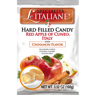 Specialita Le Italiane Hard Candy Red Apple & Cinnamon Chocolate Candy