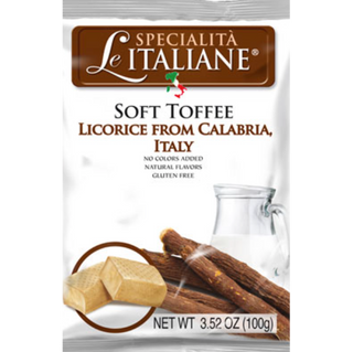 Specialita Le Italiane Soft Toffee Licorice Candy Chocolate Candy