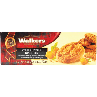 Walkers Stem Ginger Cookies Box Chocolate Candy